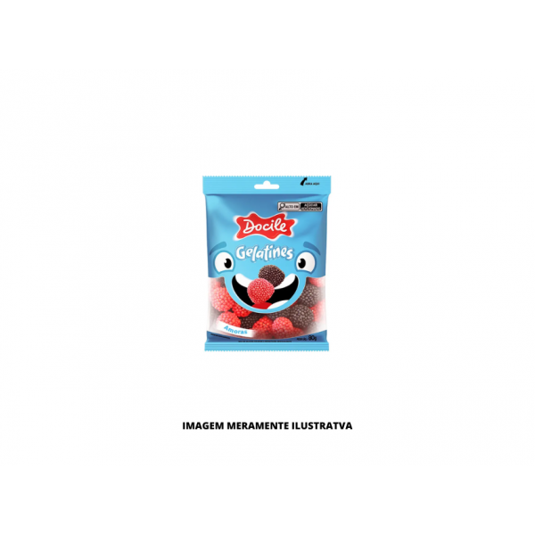 BALA - DOCILE - 80g GELATINA AMORAS